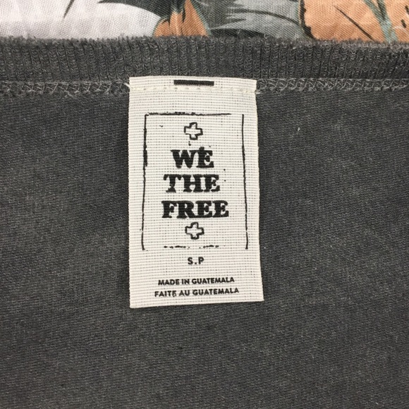 COPY - Free People | We The Free | Long Sleeve V-neck Tunic Tee Gray size S Sma… - Picture 7 of 9